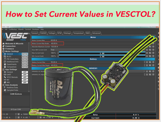 How to Set Current Value in VESC TOOL?