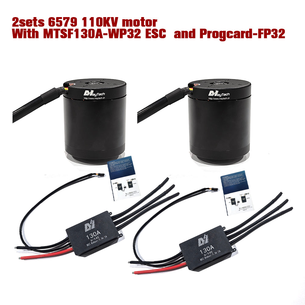 Maytech 6374 80KV Waterproof Outrunner Motor for Foil Assist Board Electric Outboard