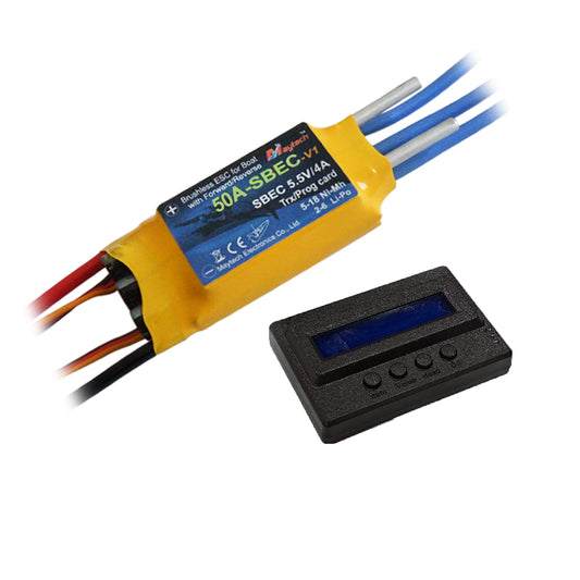 MTB50A-SBEC-SS 25V 50A Brushless ESC for Baitboat Carp Fishing Feeder