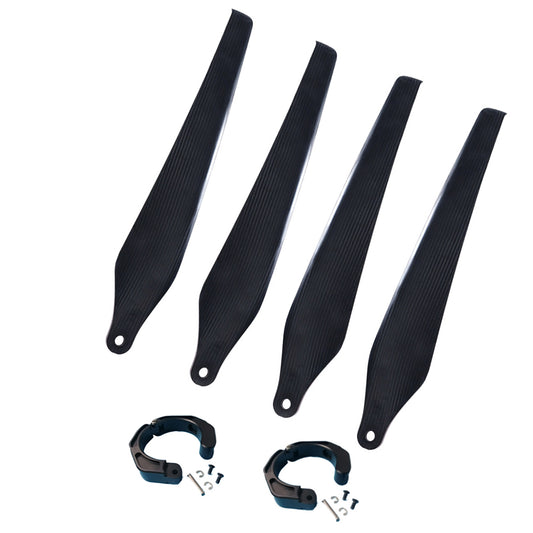 In Stock CW CCW MTCG100 Folding Propeller Nylon / Carbon + Carbon Fiber Composite Blades for JF P100 V40 V50