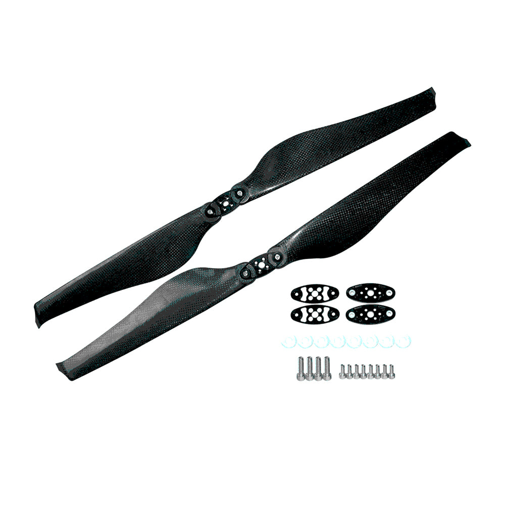 Quite 20‘’ x 6.6'' Fold Propeller Carbon Fiber Balsa Wood Composite Carbon Prop Lightweight