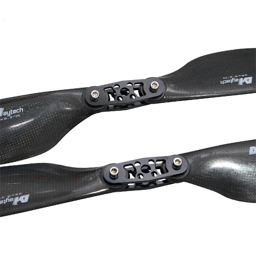 Quite 28‘’ x 9.2'' Fold Propeller Carbon Fiber Balsa Wood Composite Carbon Prop Lightweight