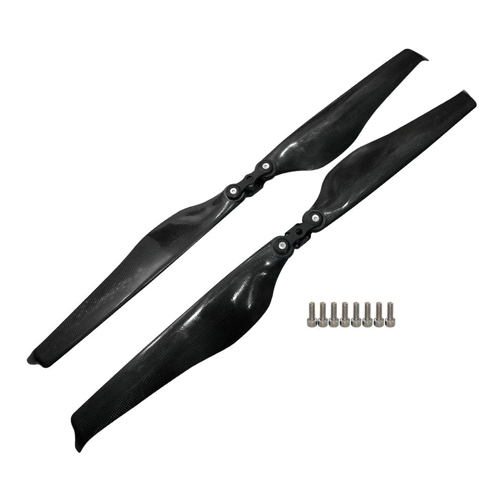 Quite 34‘’ x 11.2'' Fold Propeller Carbon Fiber Balsa Wood Composite Carbon Prop Lightweight