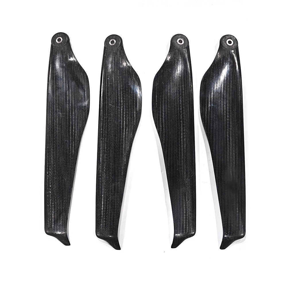 Quite 34‘’ x 11.2'' Fold Propeller Carbon Fiber + PMI Aviation Bubble Composite Carbon Prop Lightweight