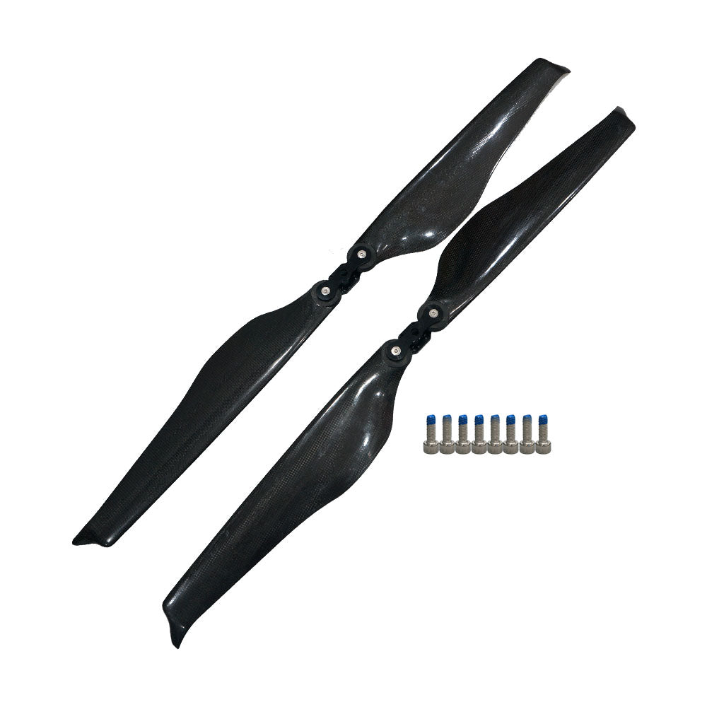 Quite 35‘’ x 11.8'' Fold Propeller Carbon Fiber Balsa Wood Composite Carbon Prop Lightweight