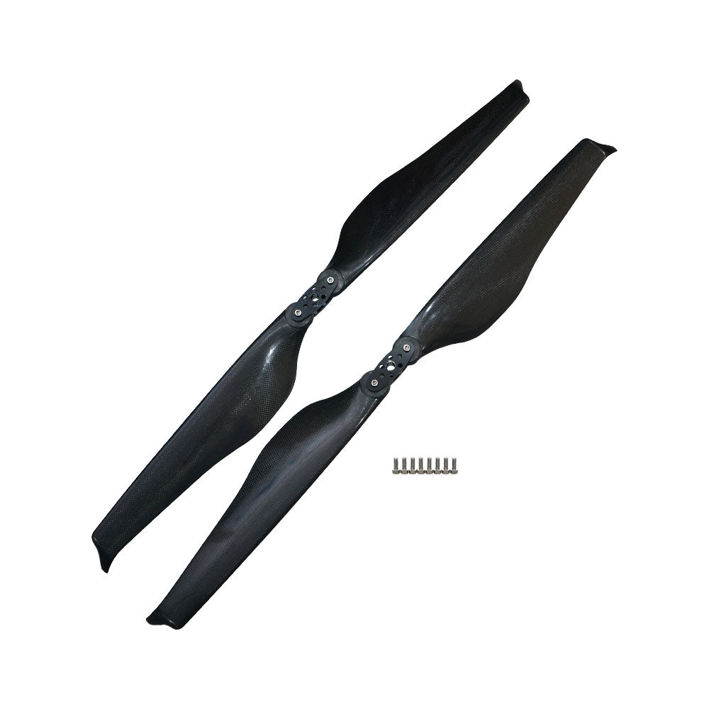 Quite 36‘’ x 11.8'' Fold Propeller Carbon Fiber Balsa Wood Composite Carbon Prop Lightweight