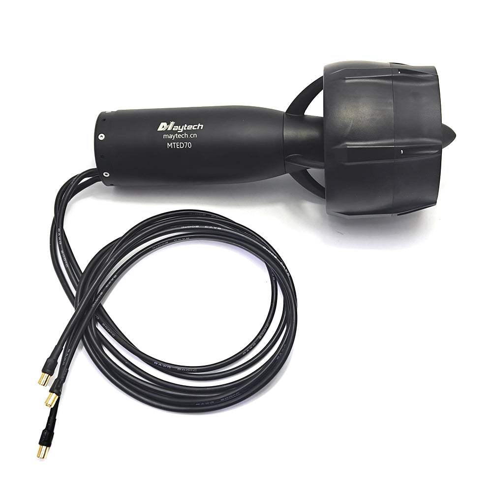 Maytech New Electric POD Drive Motor 7.6KW MTED70-E with Built-in ESC Steerable Function for Efoil / Tow Boogie / Thruster / Inflatable Boat Propulsion / Underwater Scooter