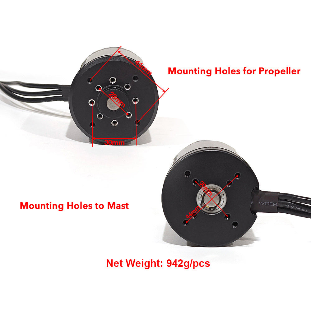 Maytech Waterproof 6374 Motor 80KV for Electric Foil Board SUP