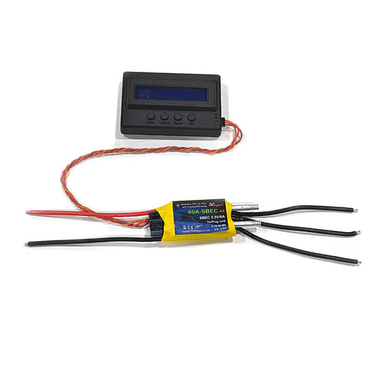 MTB60A-SBEC-SS Watercooling 60A ESC for Baitboat Carp Fishing Brushless Controller