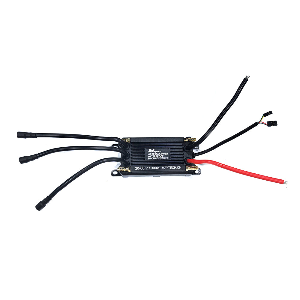 IN STOCK! Maytech New Marine 32Bit 300A 60V ESC IP68 Waterproof Compact Size Bidirectional ESC for Efoil Boat Underwater Thruster Electric Surfboard