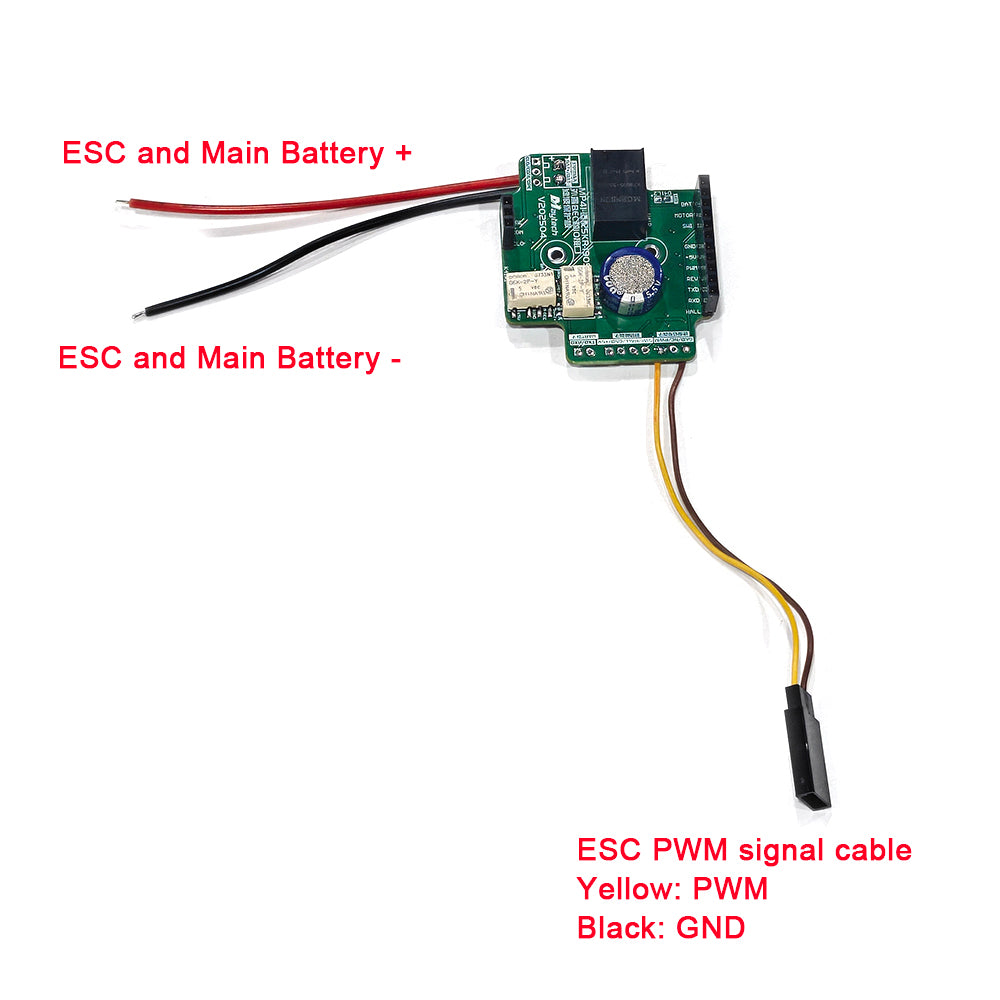 In Stock External UBEC With Power Supply Filter Adaptor Board Built-in 5V UBEC for MTSKR1905WF & MTSKR2005WF Receiver
