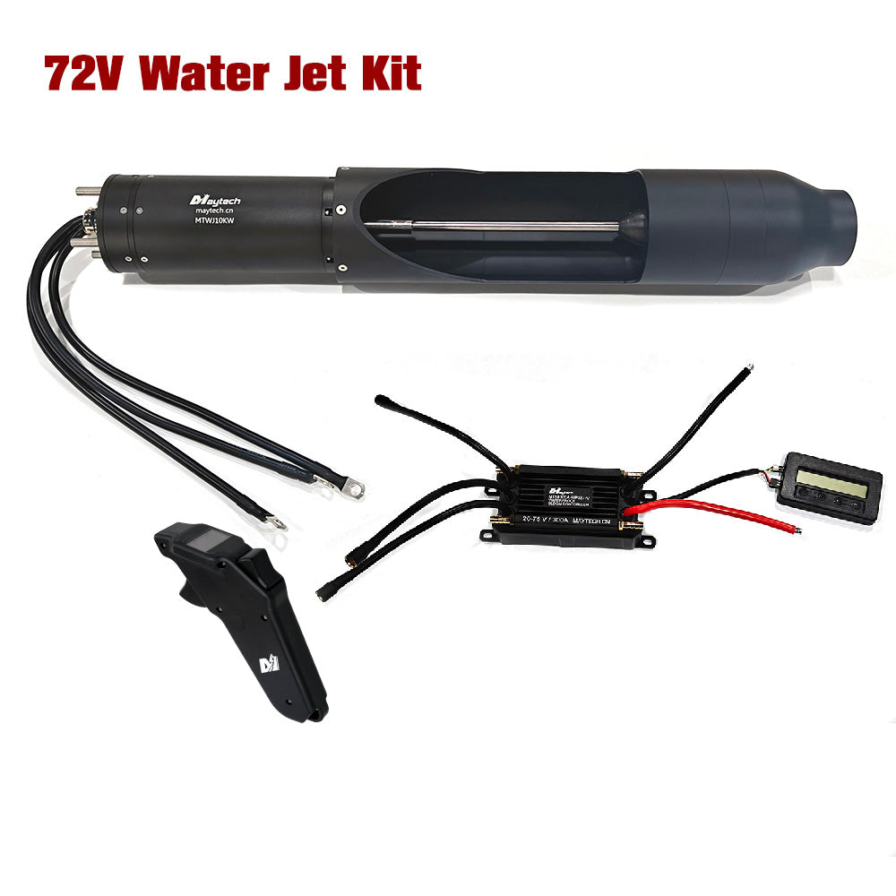 Maytech 13KW Water Jet Kit with 60V 72V 300A ESC + V3 MTSKR1905WF Remote for Jetsurf Jetboard Underwater Thruster
