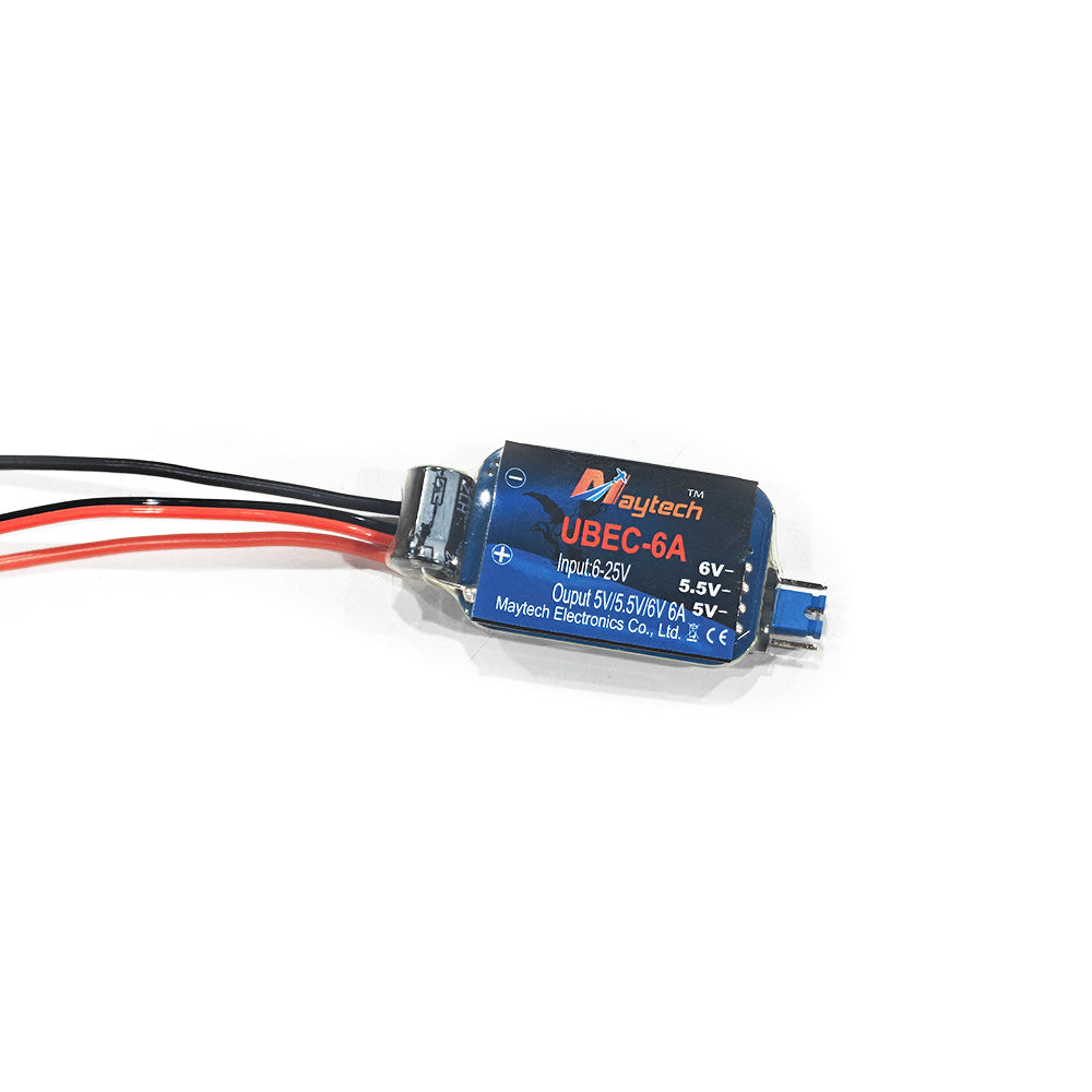 Maytech 6A UBEC 2-6S Lipo Volt Failsafe 5V/5.5V/6V Adjustable
