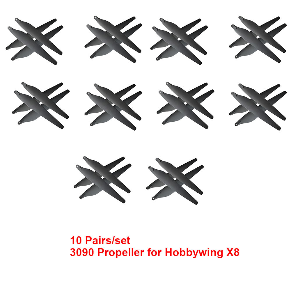 In Stock CW CCW 3090 30" x 9" Inch Folding Propeller Hobbywing X8 Drone Power System Carbon Composite Material