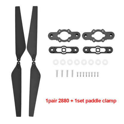 In Stock CW CCW 28''x8'' Inch Carbon Nylon Folding Propeller for DJI E5000 E7000 Drones with Paddle Clamp