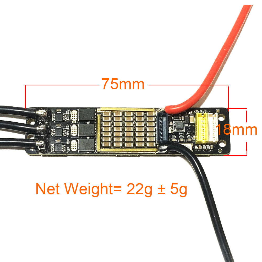 MTSPF6.0M Mini 10S 42V V6 based 30A Speed Controller SUPERFOC ESC