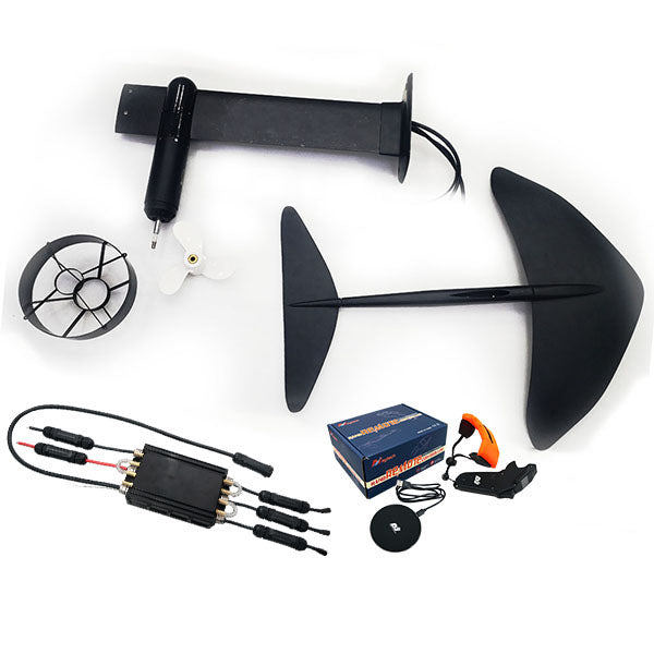 Group Buy Price: Efoil Set: Mast + Wing + 70182 9KW Motor + 7.25x6 inch Propeller + Propeller Guard