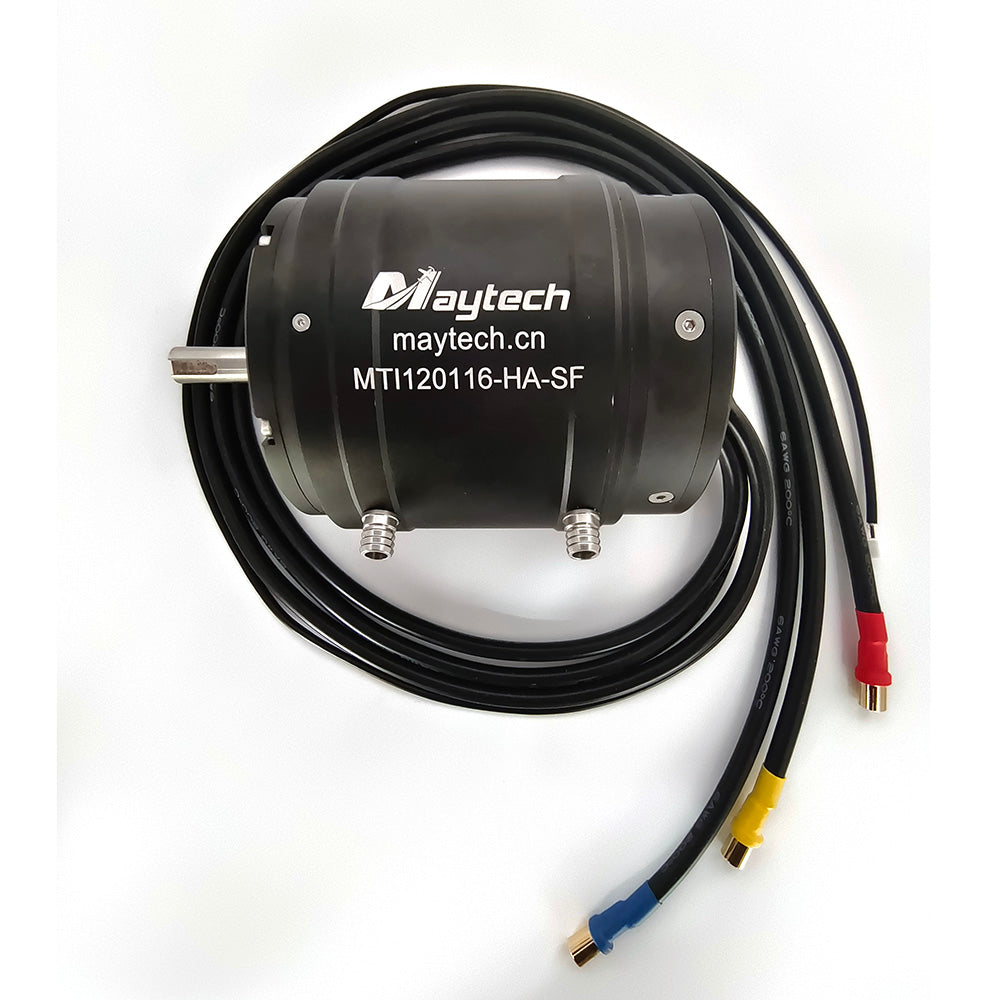 Maytech 120116 18.8KW Sensored Motor for Electric Surfboard Boat Motorcycle EV Car with Water Cooling