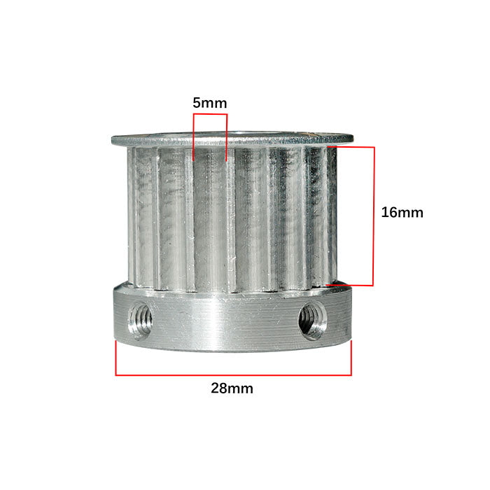 Maytech MTMSKG1709 Motor Pulley 2pcs/set 16T 5M 10mm Hole Diameter Compatible to 10mm Shaft Motor