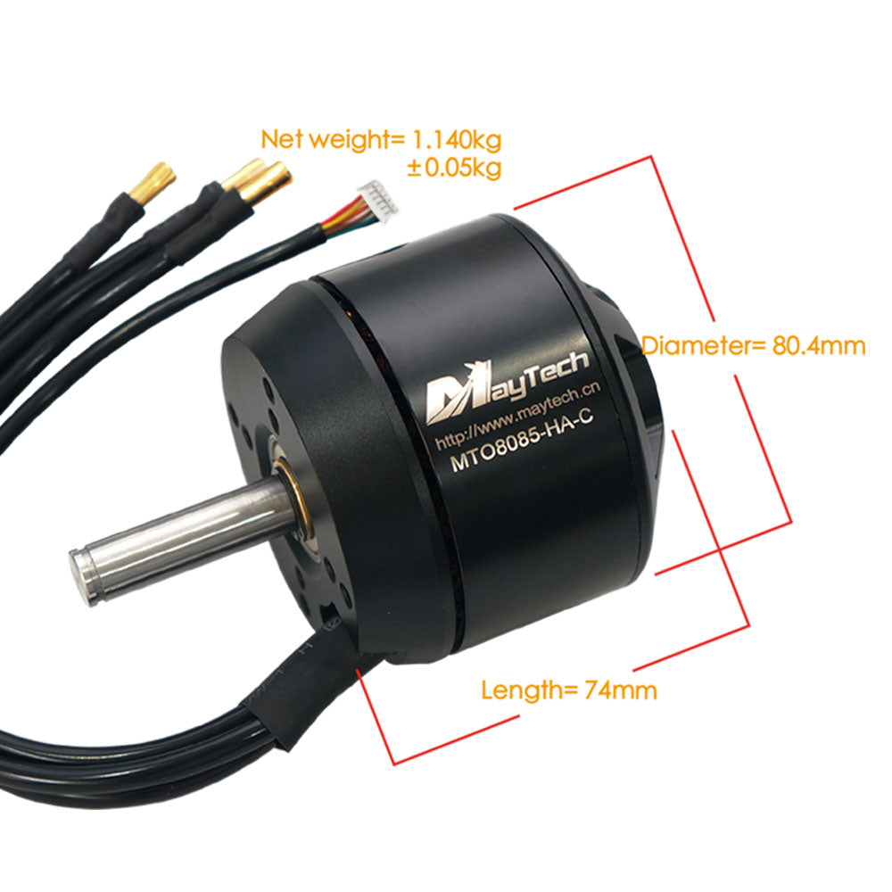 In Stock Brushless 8085 Sealed Motor 12mm Shaft Sensored 160KV