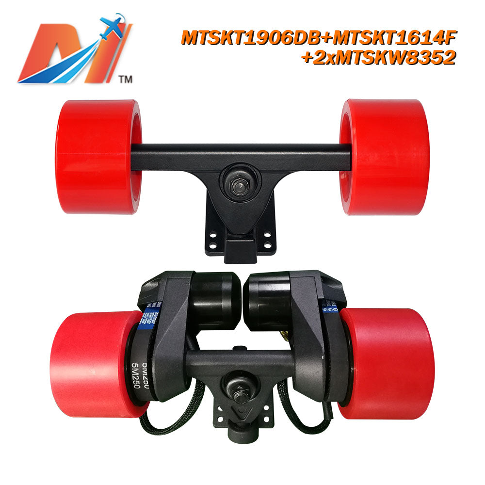 Maytech 1906DB Truck + 5055 Brushless Motor + Pulley Belt Electric Skateboard Kit