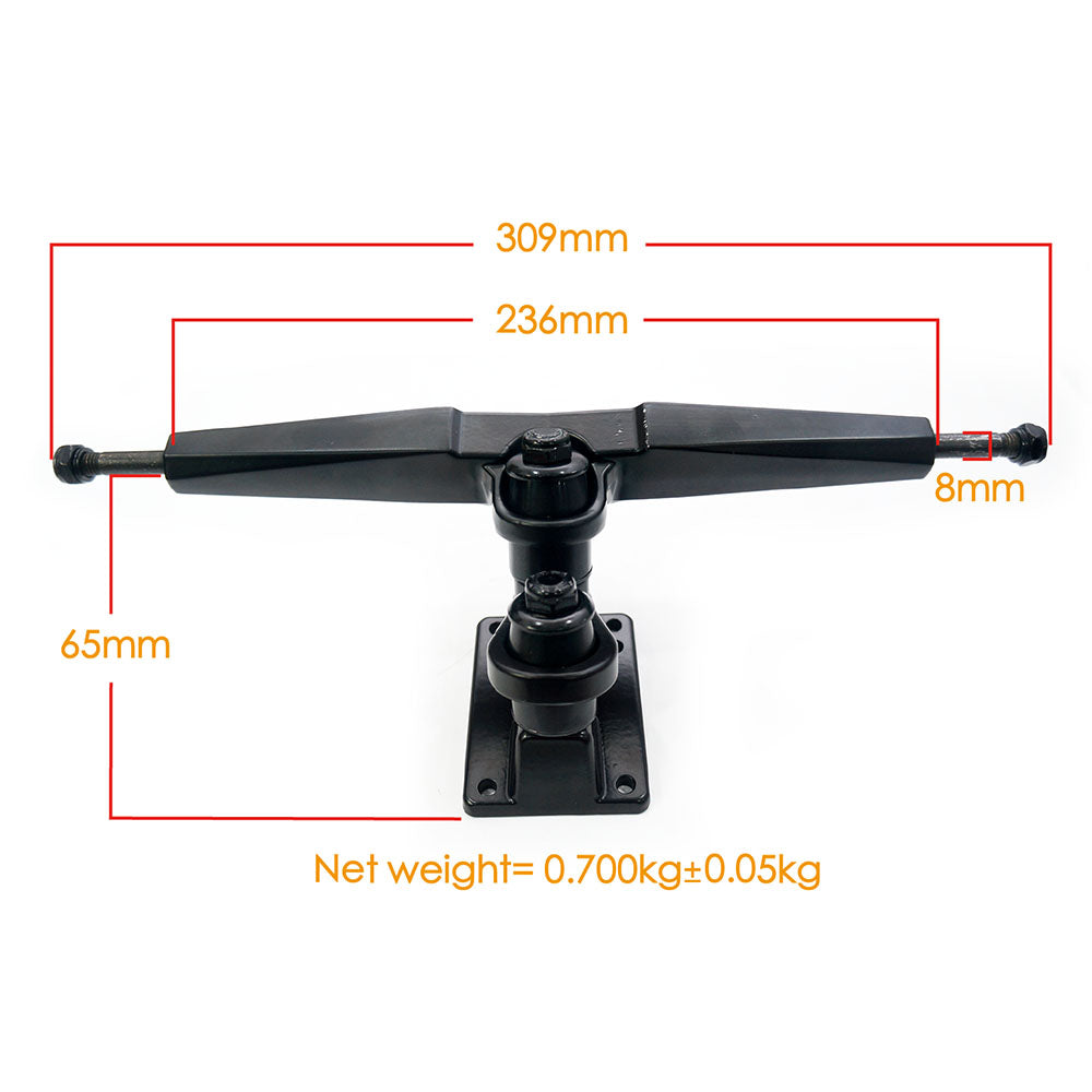 In Stock Maytech MTSKT310DB 310mm New Truck Set with Motor Mount for Dual Belt-driven Skateboard Elongboard Truck Front and Rear Truck