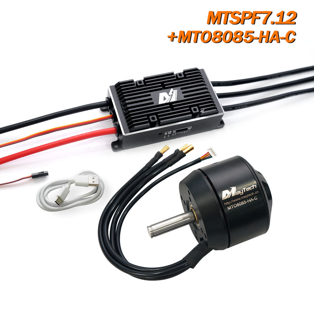 Maytech MTSPF7.12 high current 200A vesctool Compatible motor controller+ 6396 6880 8085 Motor + MTSKR1712 MTSKR1905WF Remote Electric Skateboard Mounatinboard Comb