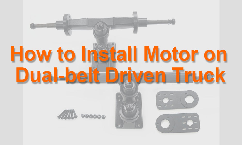 How to Install Motor on MTSKT310DB Dual Belt-driven Truck?