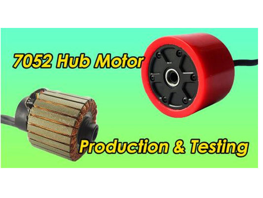 Maytech 7052 70mm Hub Motor Production & Testing !