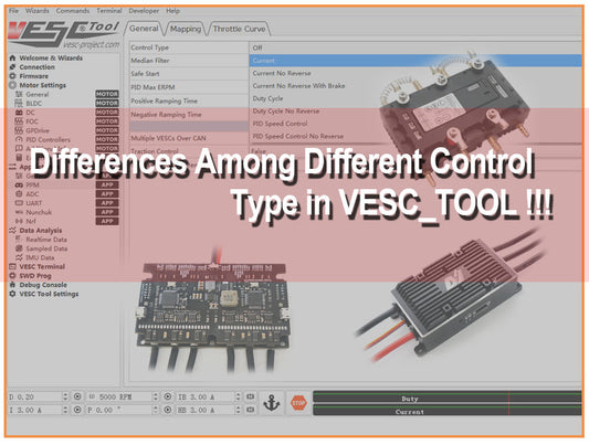 Differences of VESC PPM Control Modes !