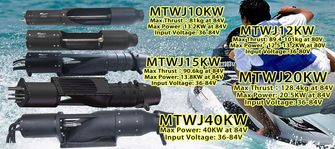 Maytech Full Range Water Jet Motors / Jet Pumps – DIY Jetboard, Jetski & Electric Boat Power Solutions