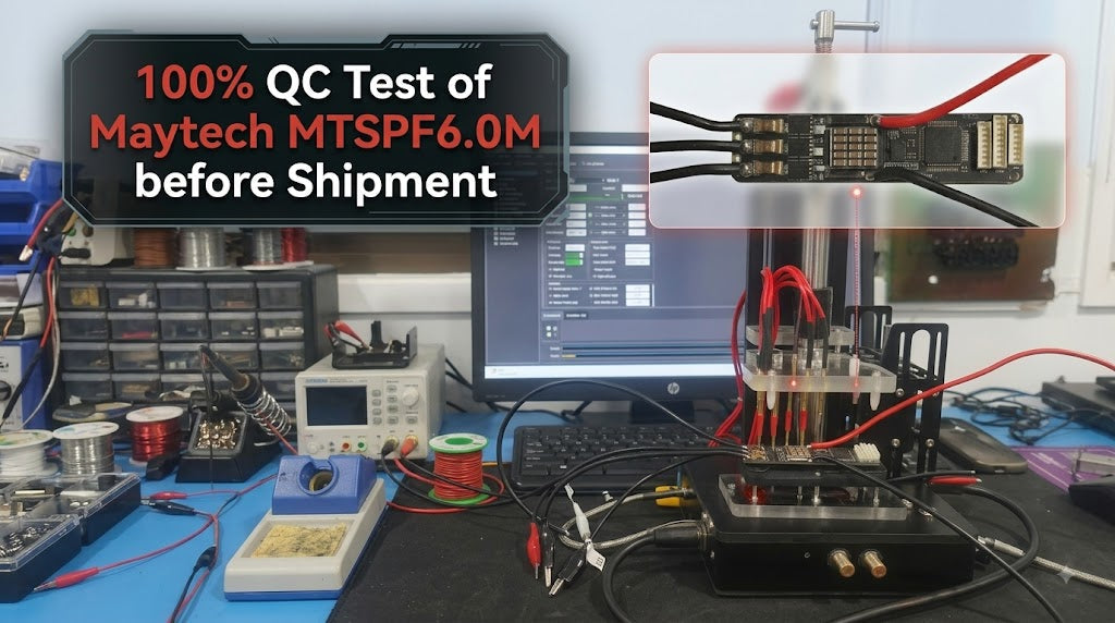 QC Test of Maytech MTSPF6.0M Mini VESC !