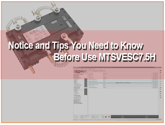Notice and Tips for Usage of MTSVESC7.5H !