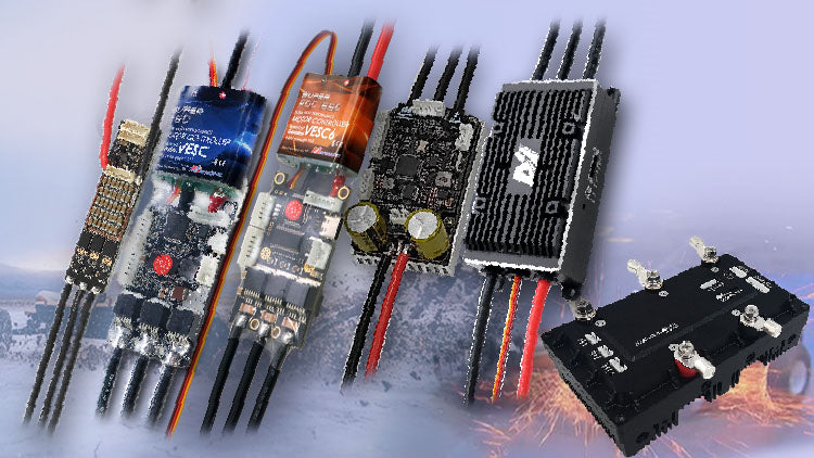 VESCtool electric speed controller Vedder controllers ESC 50A VESC 100A VESC 200A VESC 75/300 based VESC controllers for eletric skateboard mountainboard efoil surfboard combat robots motor controllers