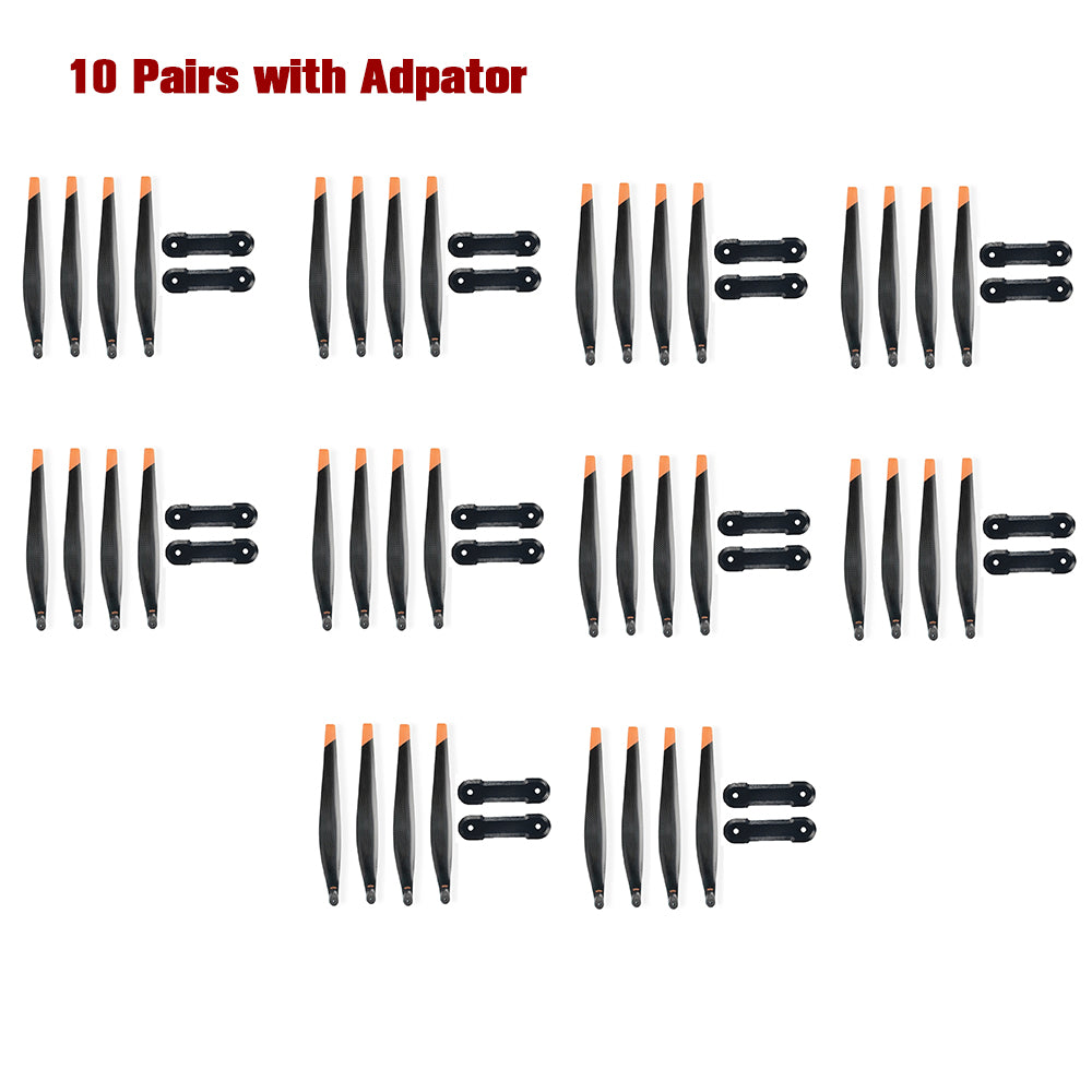 CW CCW 50''x18'' Inch Foldable Propeller for DJI T25 Agricultural Drone Carbon + Carbon Fiber Composite Blades