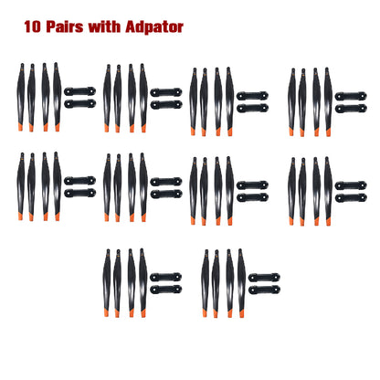 CW CCW 50''x18'' Inch Foldable Propeller for DJI T25 Agricultural Drone Carbon + Carbon Fiber Composite Blades