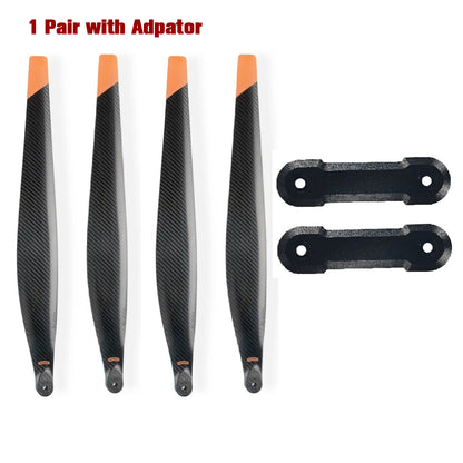 CW CCW 50''x18'' Inch Foldable Propeller for DJI T25 Agricultural Drone Carbon + Carbon Fiber Composite Blades