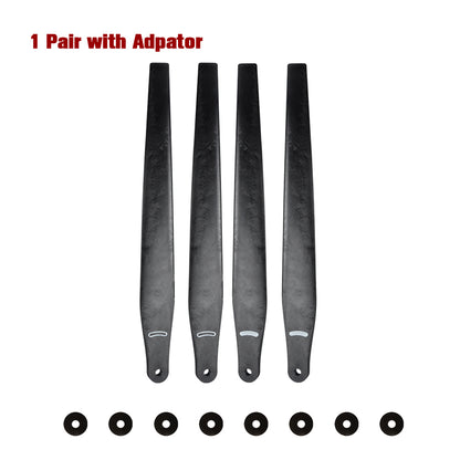 CW CCW 56''x27'' Inch Foldable Propeller for DJI T60 Agricultural Drone Nylon Carbon Composite Blades