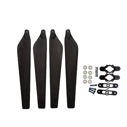 In Stock CW CCW 28''x8'' Inch Carbon Fiber Composite Folding Propeller for DJI E5000 E7000 Drones with Paddle Clamp