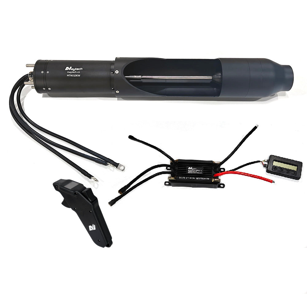 Maytech 13KW Water Jet Motor Kit with 60V 72V 300A ESC + V3 MTSKR1905W ...