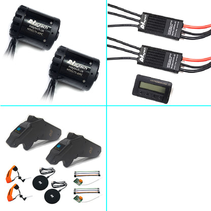 In Stock New Marine 41kg Thrust Waterproof Efoil Kit 6579 Motor + 160A ESC + V3.0 Remote for Esurf Electric Kayak Thruster