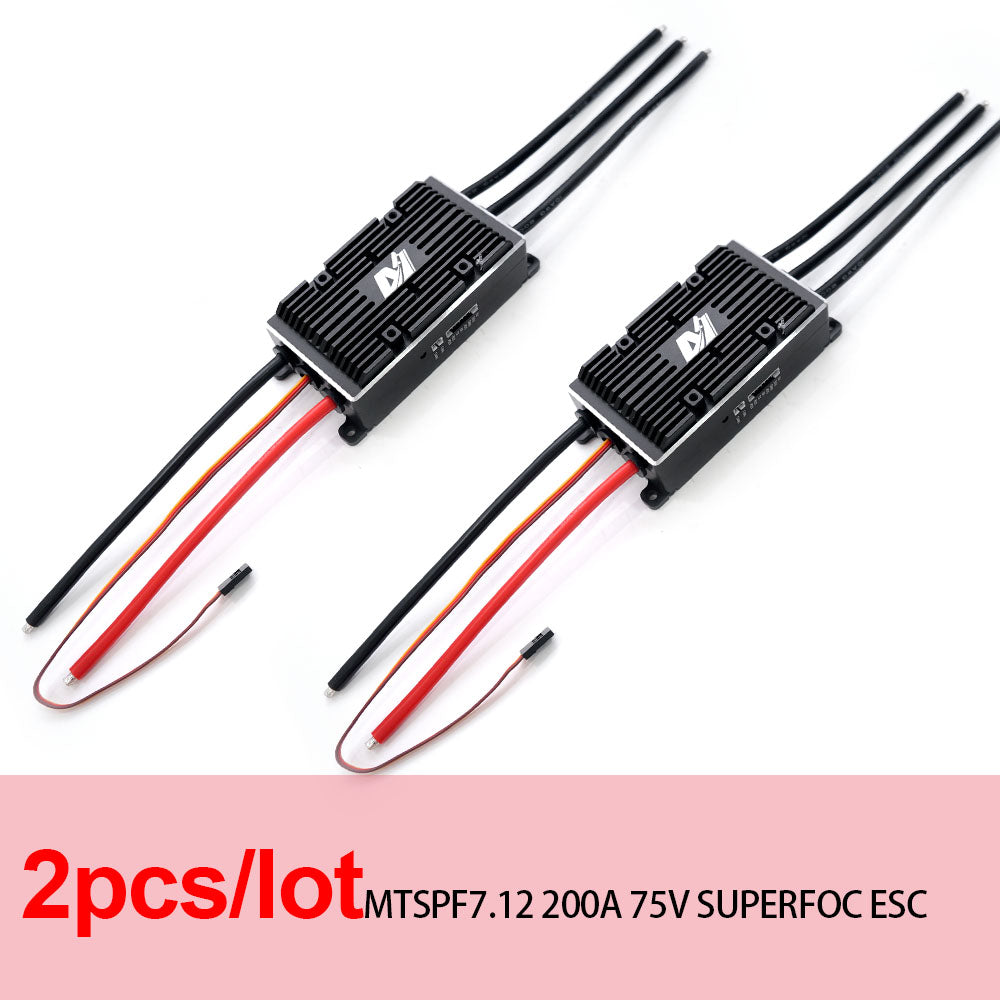 In Stock 2pcs / 5pcs MTSPF7.12K V2 Max 75V 200A V75/300 based Speed Controller SUPERFOC ESC