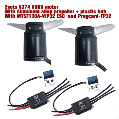 Maytech 6374 80KV Waterproof Outrunner Motor for Foil Assist Board Electric Outboard