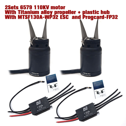 Maytech 6374 80KV Waterproof Outrunner Motor for Foil Assist Board Electric Outboard