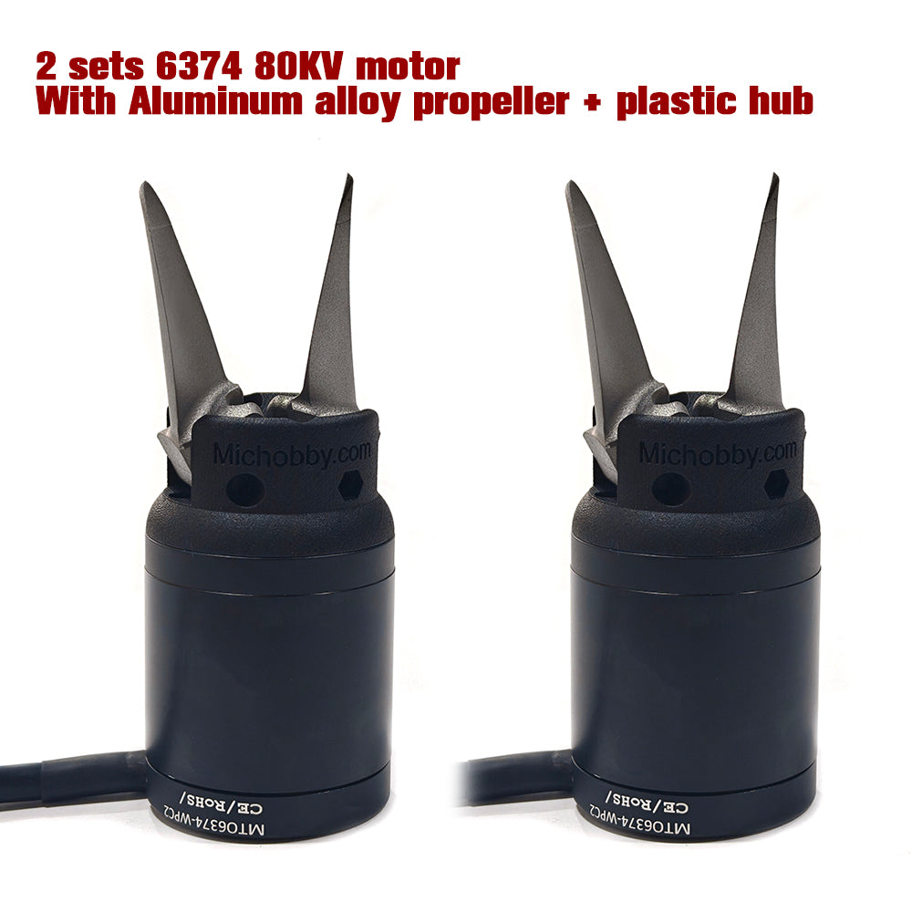 Maytech 6374 80KV Waterproof Outrunner Motor for Foil Assist Board Electric Outboard