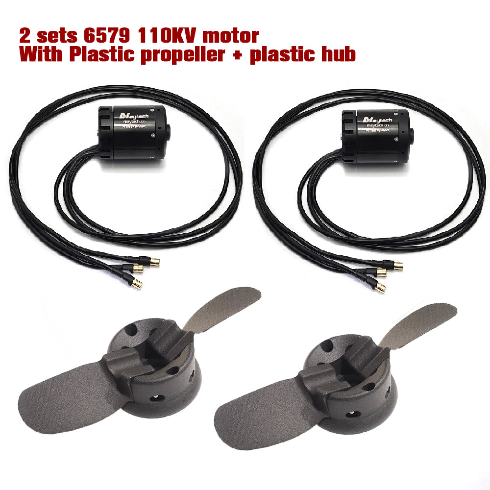 In Stock Maytech Pro Outrunner Waterproof Motor 6579  Max 5.5KW 41kg Thrust for Efoil Electric Boat Underwater Thruster Tow Boogie