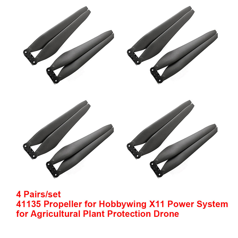 In Stock CW CCW 41135 41" x 13.5" Folding Blades for Hobbywing X11 Propulsion System for Agricultural Plant Protection Drone