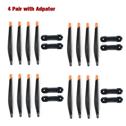 CW CCW 50''x18'' Inch Foldable Propeller for DJI T25 Agricultural Drone Carbon + Carbon Fiber Composite Blades