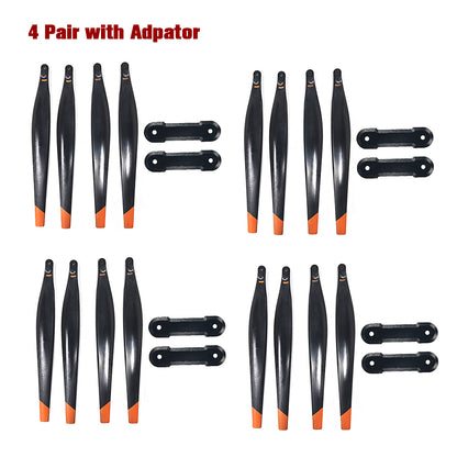 CW CCW 50''x18'' Inch Foldable Propeller for DJI T25 Agricultural Drone Carbon + Carbon Fiber Composite Blades