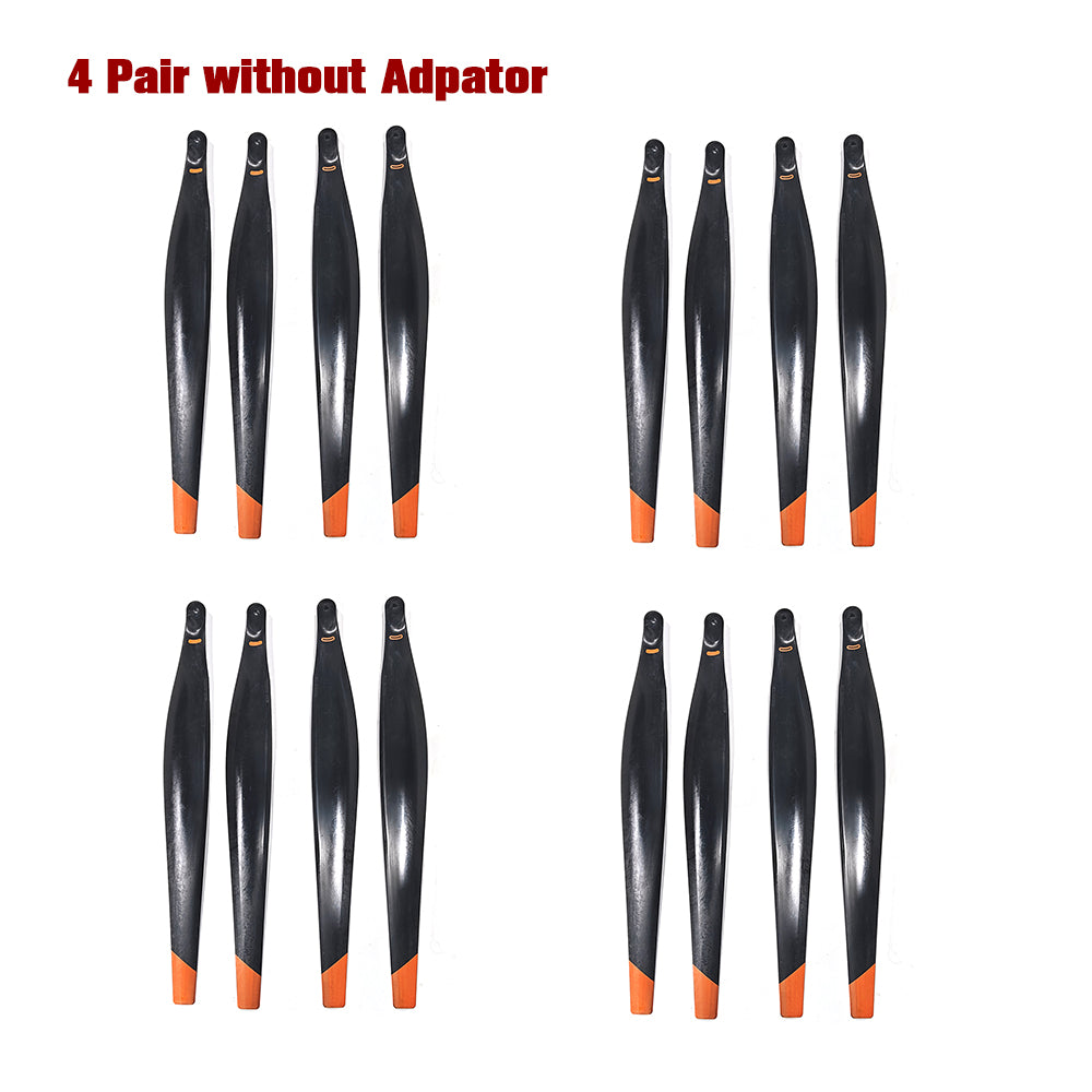 CW CCW 50''x18'' Inch Foldable Propeller for DJI T25 Agricultural Drone Carbon + Carbon Fiber Composite Blades